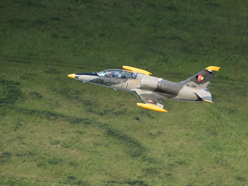 Let stíhačkou L-39 Albatros