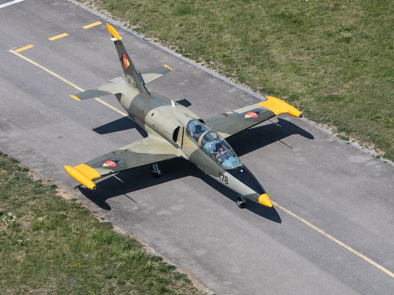 Let stíhačkou L-39 Albatros