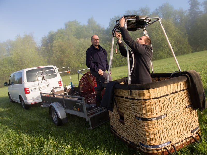 Privátní let balónem