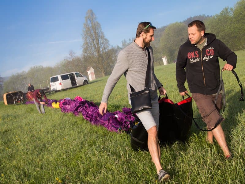 Privátní let balónem