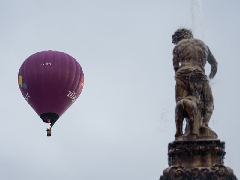 Privátní let balónem s ubytováním