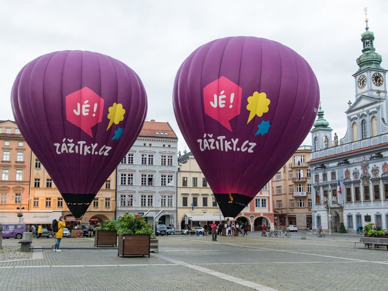 Privátní let balónem s ubytováním