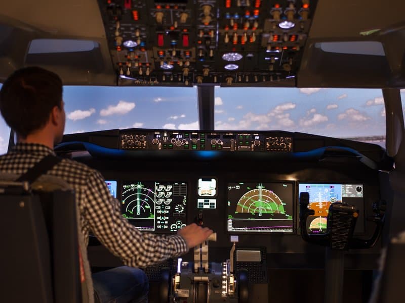 Simulátor letadla Boeing 737 MAX