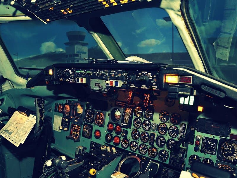 Simulátor dopravního letadla Douglas