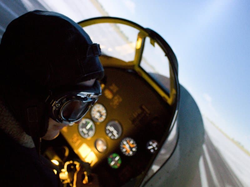 Simulátor stíhacího letounu Supermarine Spitfire