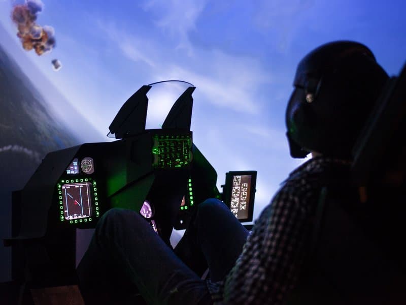 Simulátor stíhačky F-16 Fighting Falcon