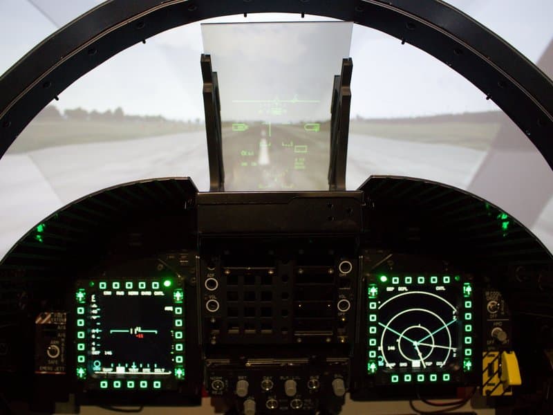 Simulátor stíhačky F/A-18 Hornet
