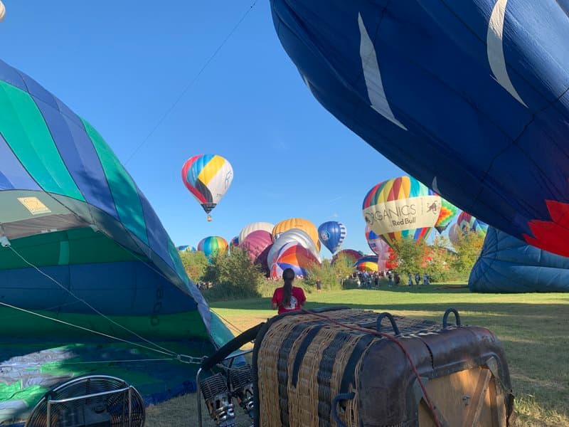 Let balónem během Slovak Balloon Cup 2026