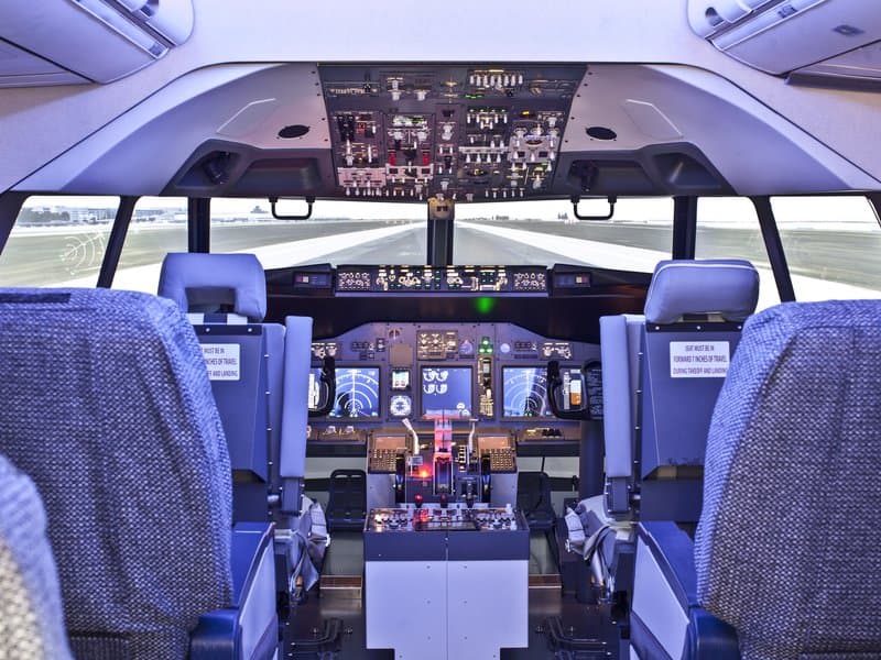 Simulátor letadla Boeing 737