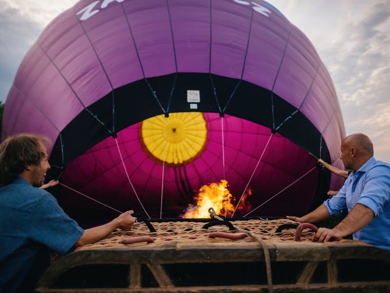Svatba v balónu