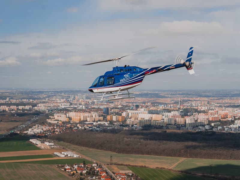 Vyhlídkový let vrtulníkem