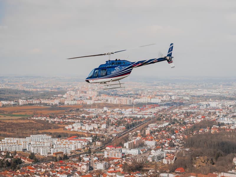 Vyhlídkový let vrtulníkem