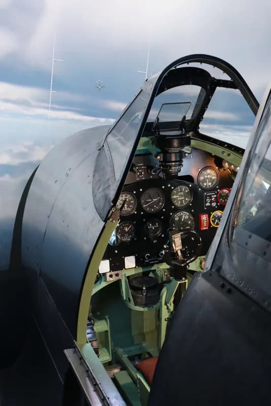 Letecký simulátor letounu Spitfire Mk.IX