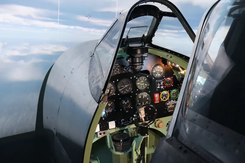 Letecký simulátor letounu Spitfire Mk.IX